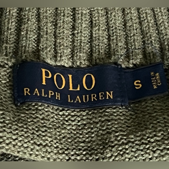 Ralph Lauren green sweater EUC - Picture 7 of 8